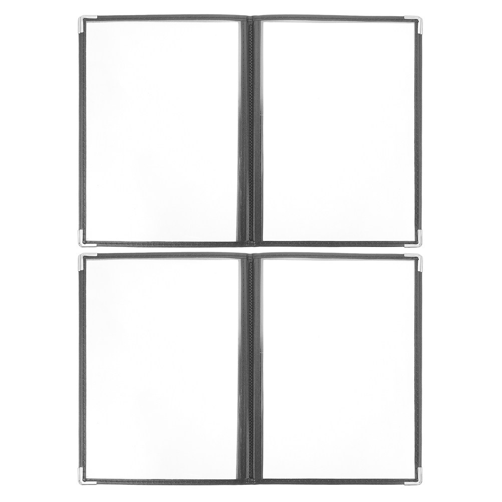 Home Cooking Menu - 2Pcs Transparent Menu Cover Restaurant Menu