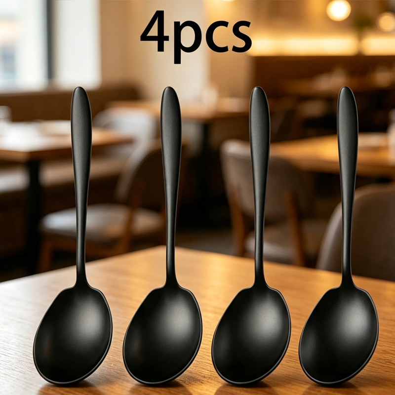 Home Cooking Utensil Set - 2Pcs Large Stainless Steel Serving Spoon