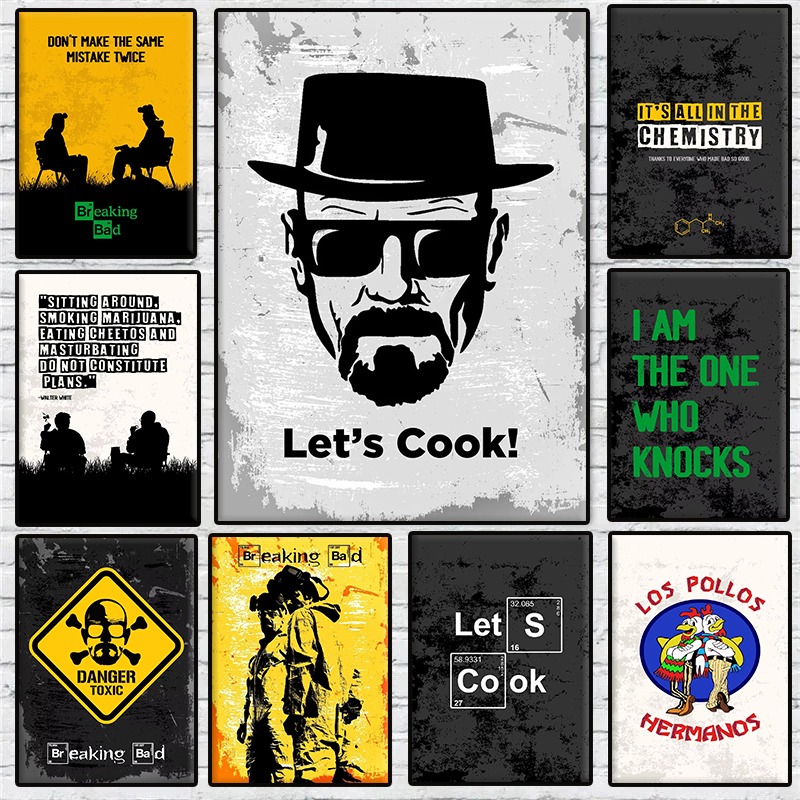 Home Cooking Shows - Classic TV Show Breaking Bad Poster