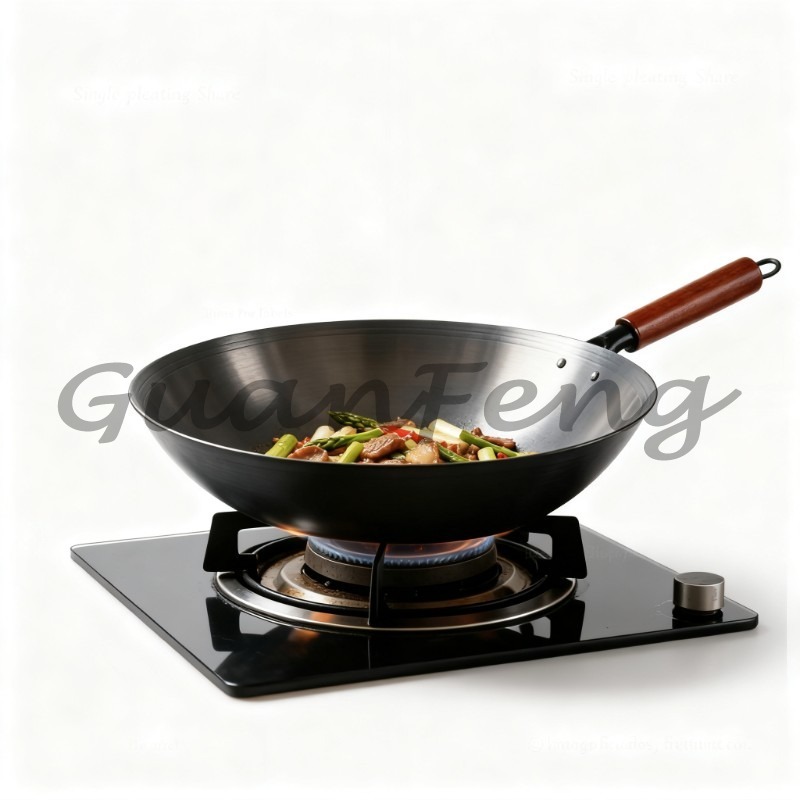 Home Cooking Chinese - Hand-forged Iron Pans, Chinese Wok, Uncoated