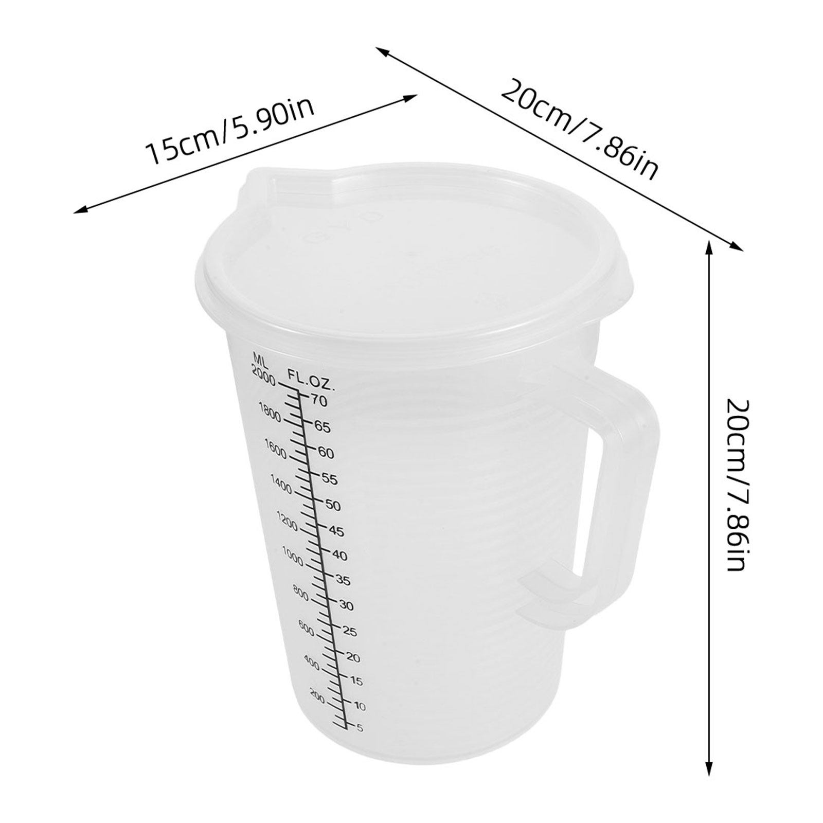 2.0L Measuring Cups Double Sid - Home Cooking Utensils review and price
