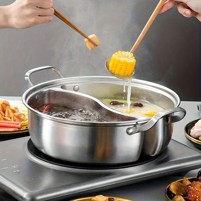 304 Stainless Steel Twin Divid - Home Cooking Chinese review and price
