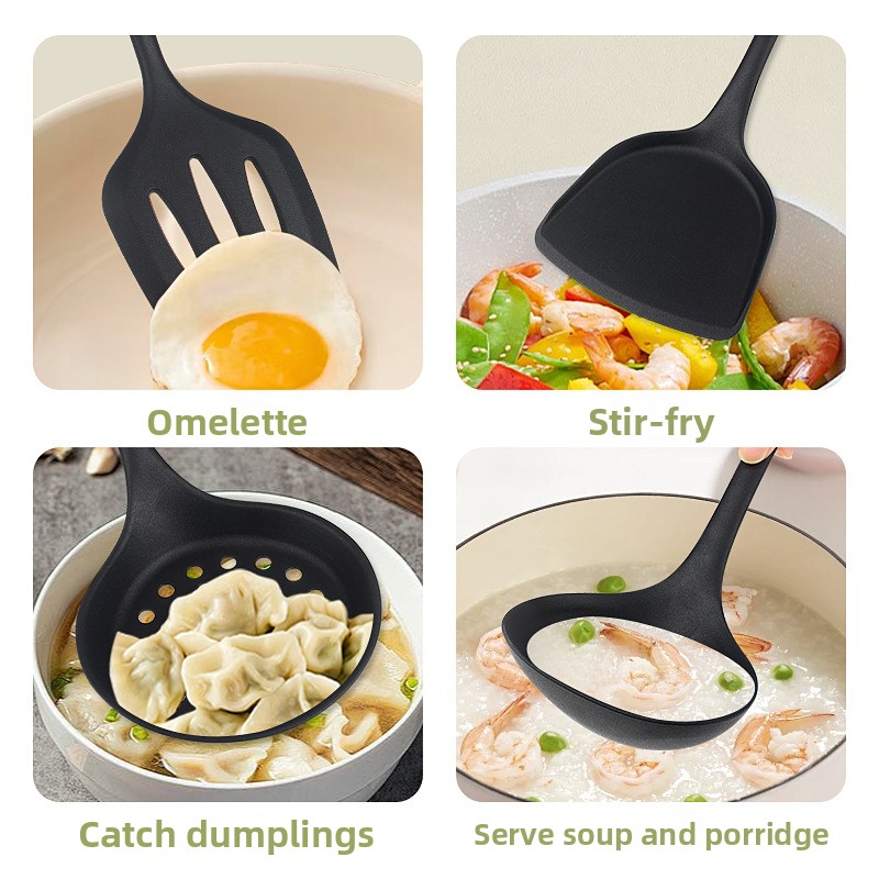 Silicone Chinese Wok Spatula L - Home Cooking Chinese review and price