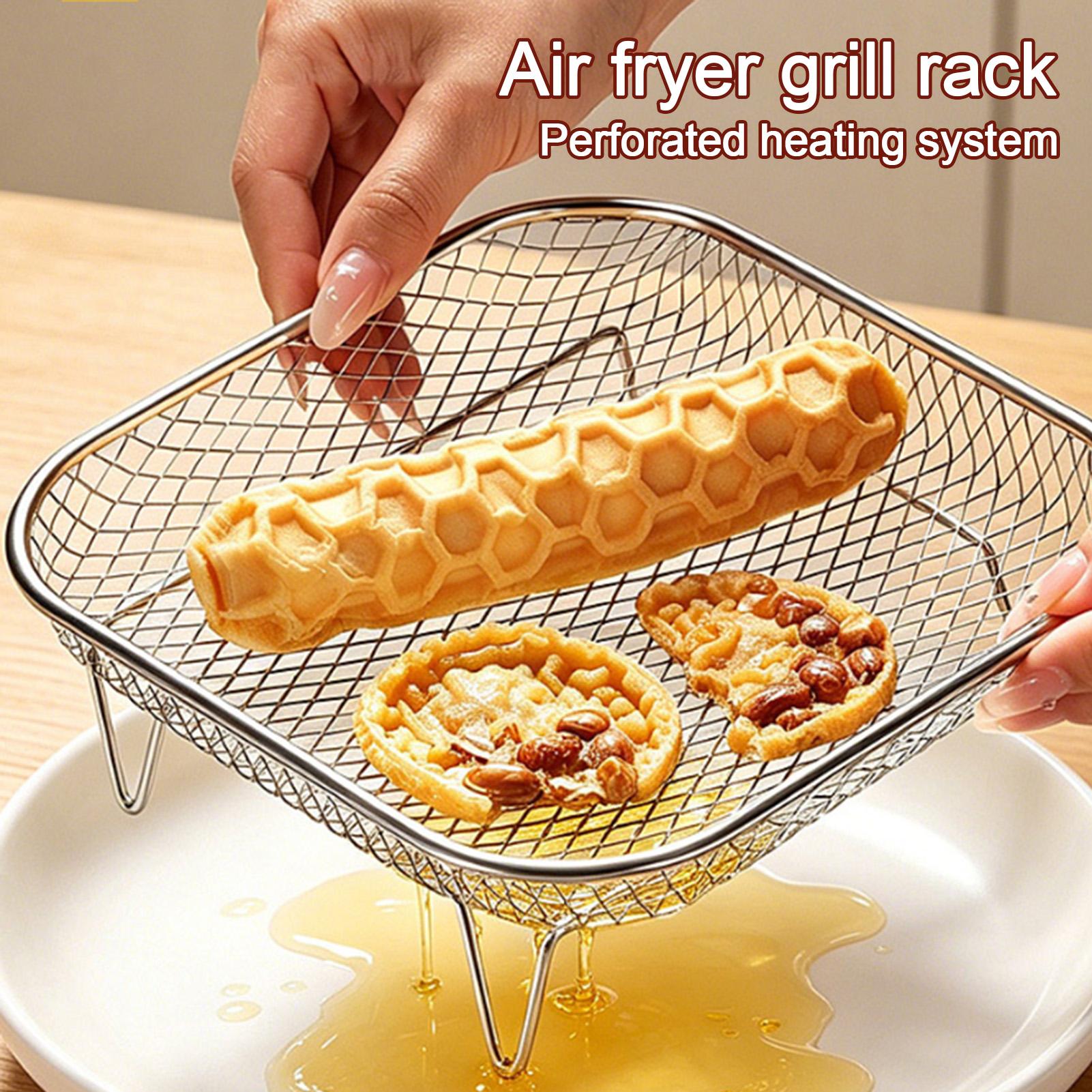 Air Fryer Rack Square Food Gra - Home Cooking Shows review and price