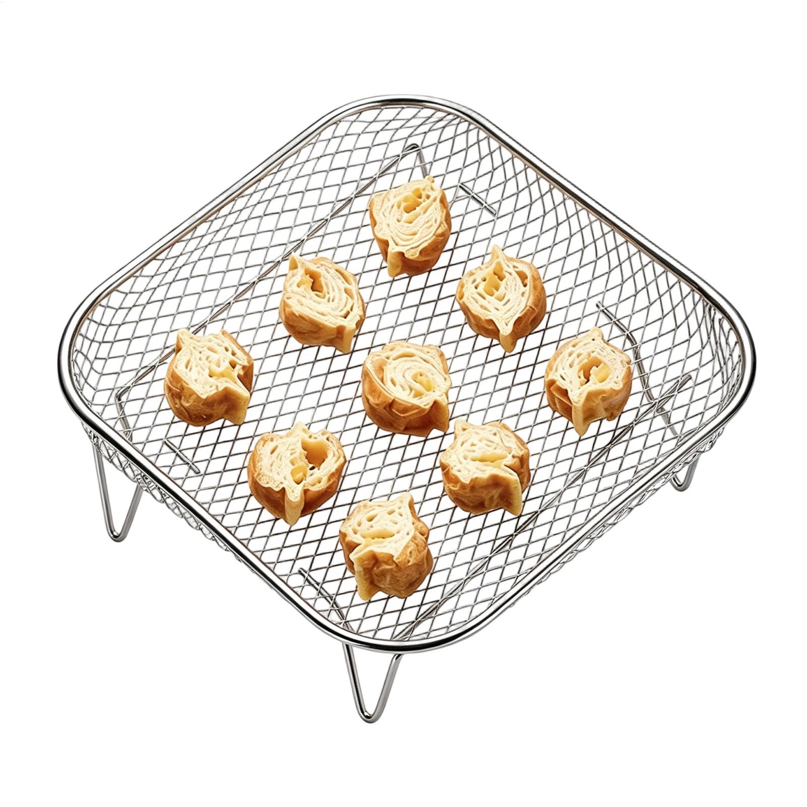 Air Fryer Rack Square Food Gra - Home Cooking Shows review and price