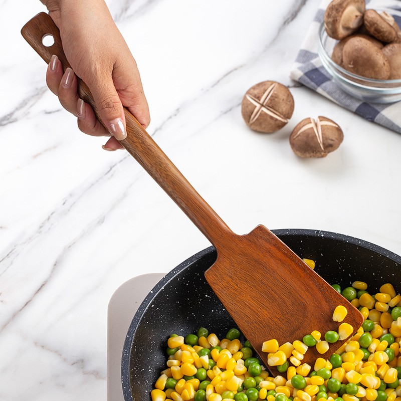1PC-Wooden spatula for non-sti - Home Cooking Utensils review and price