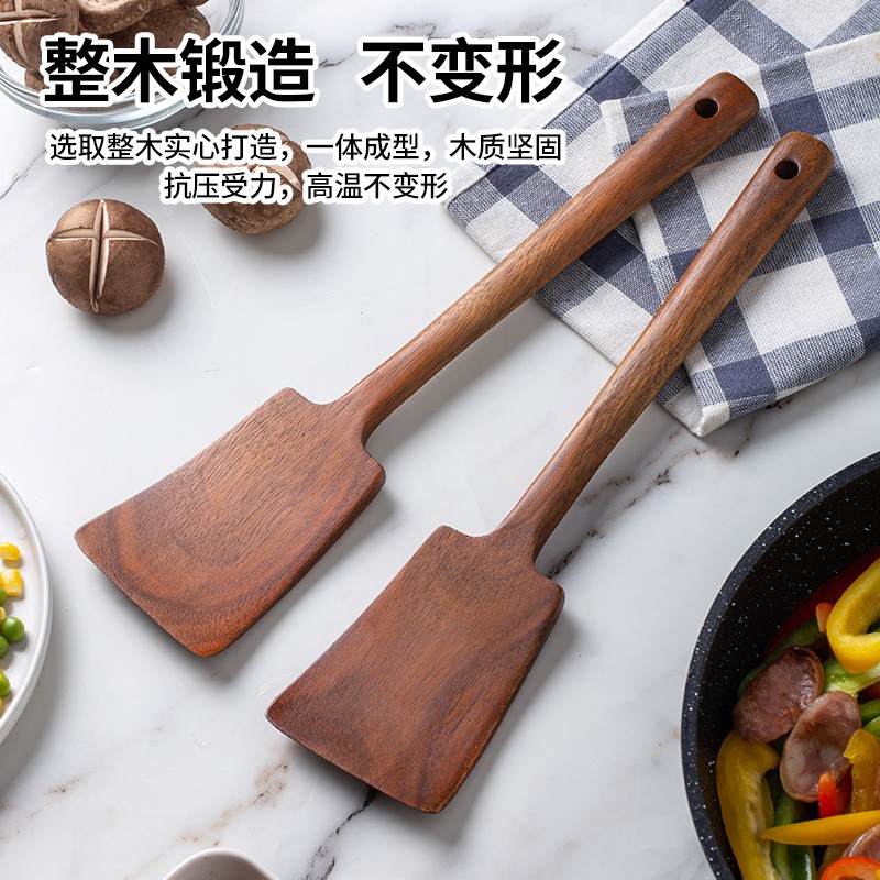 1PC-Wooden spatula for non-sti - Home Cooking Utensils review and price