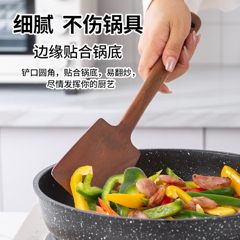 1PC-Wooden spatula for non-sti - Home Cooking Utensils review and price