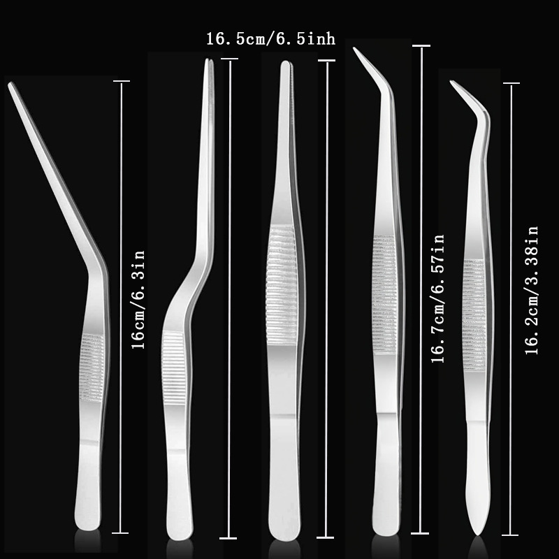 Stainless Steel Plating Tongs  - Home Cooking Utensil Set review and price