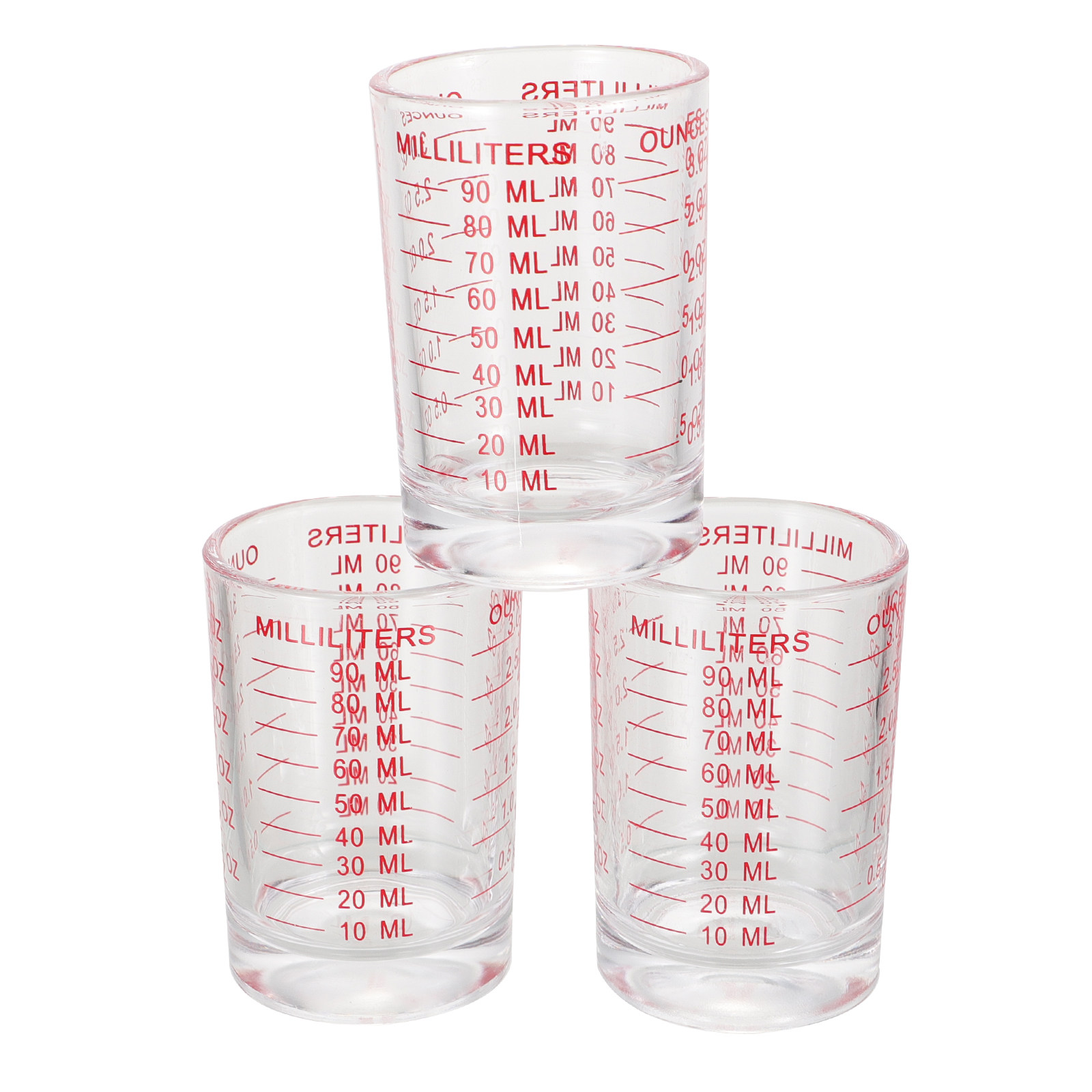 3Pcs Glass Measuring Cups Set  - Home Cooking In review and price