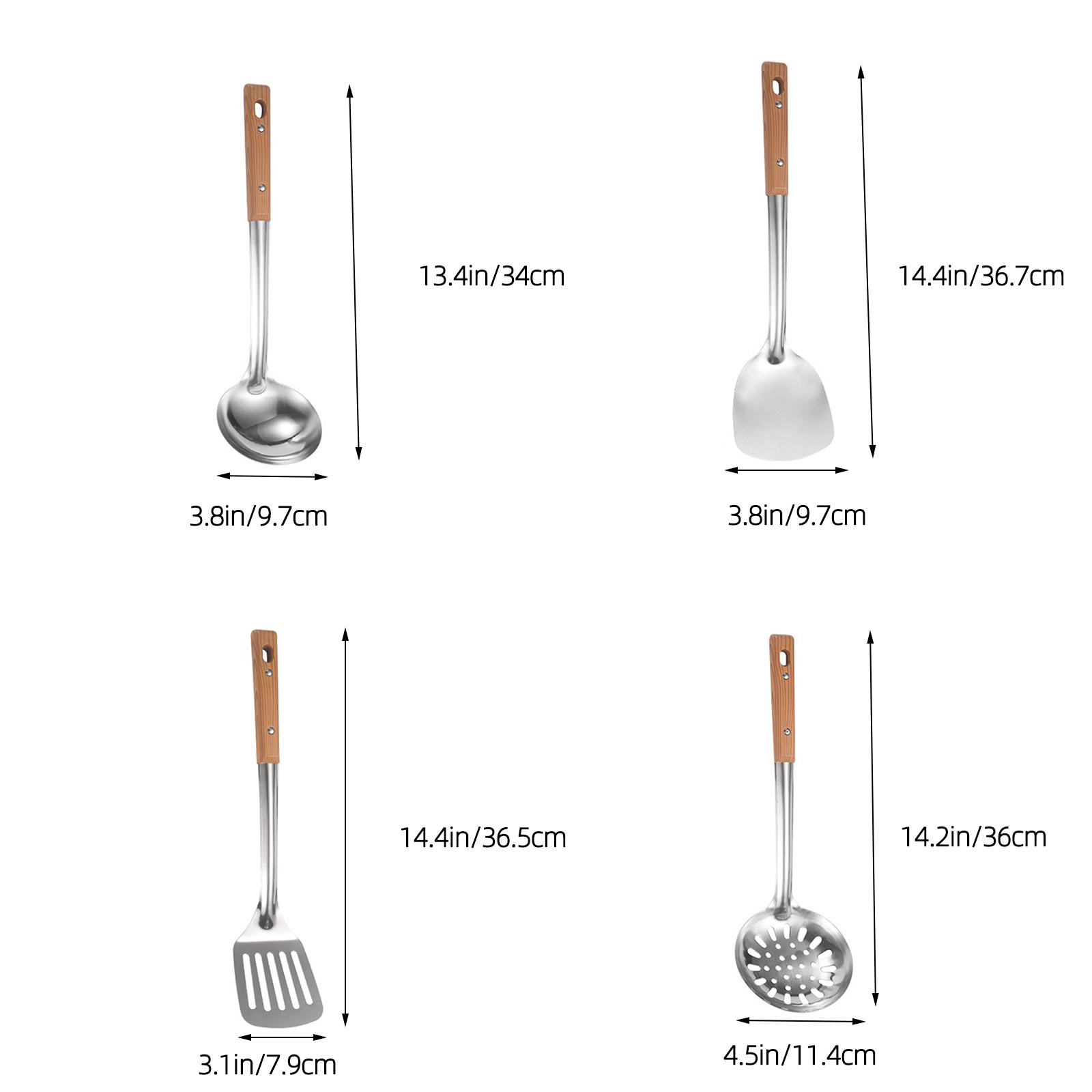 4Pcs Stainless Steel Cooking U - Home Cooking Utensil Set review and price