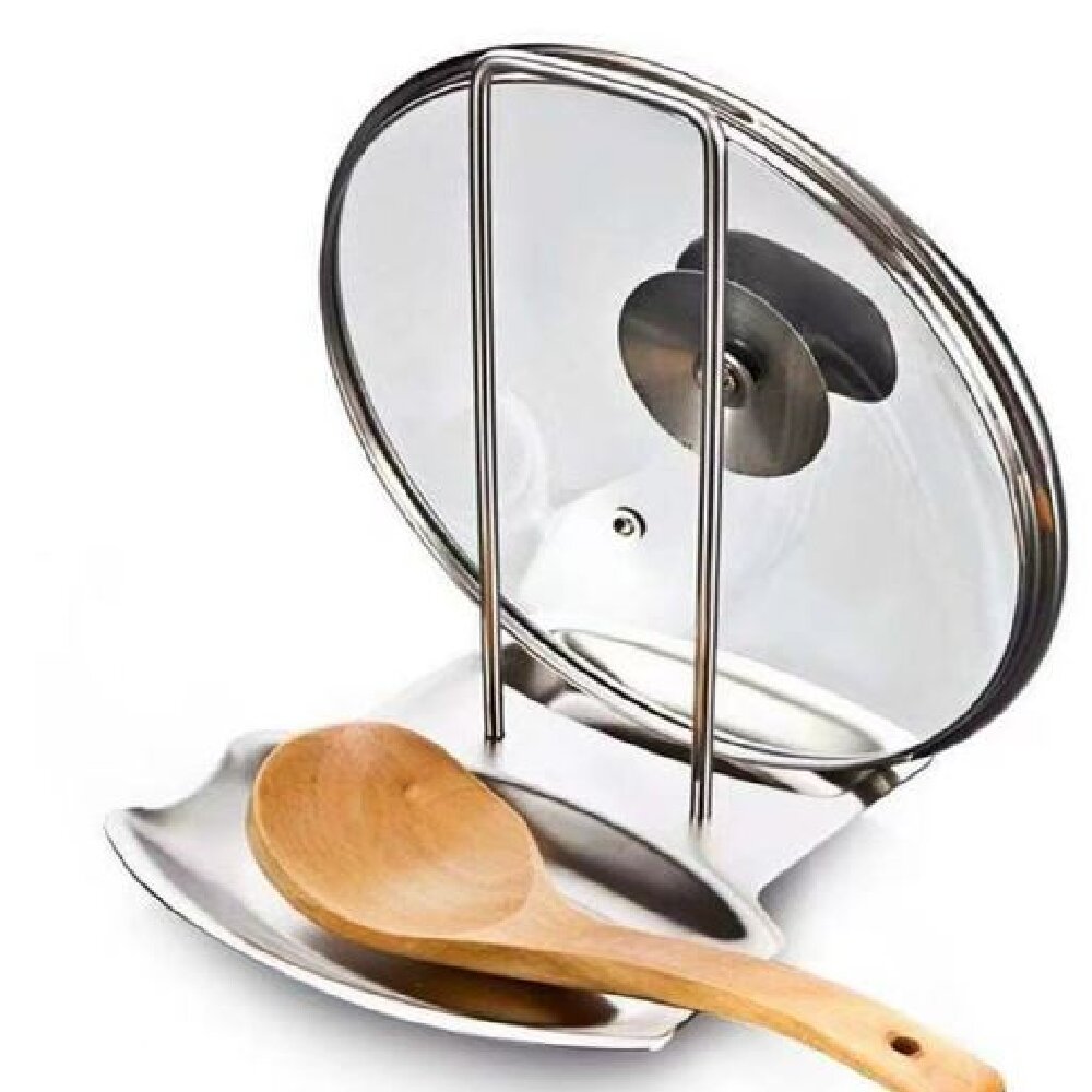 Stainless Steel Pot Lid Holder - Home Cooking Utensils review and price