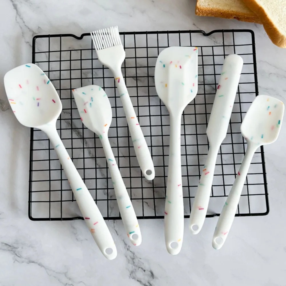 ​6PCS Silicone Spatula Set Foo - Home Cooking Utensil Set review and price