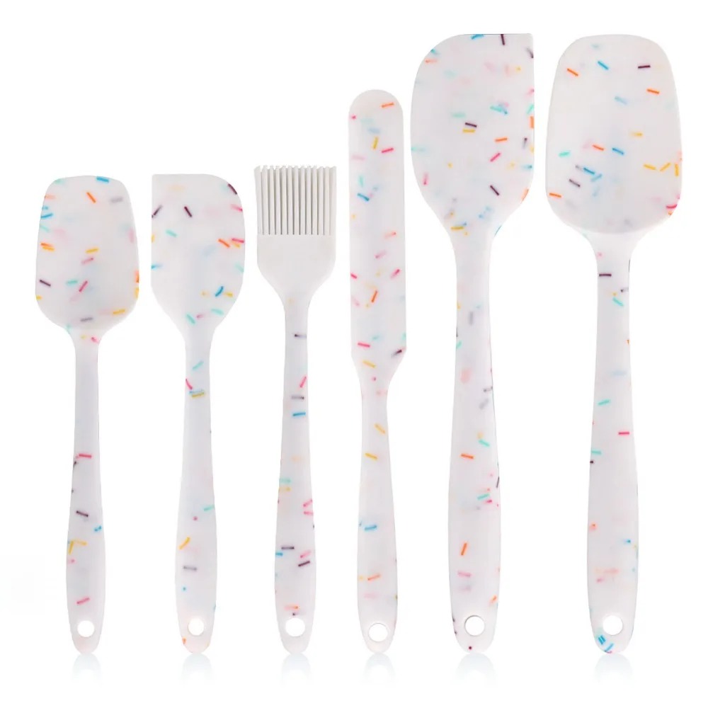 ​6PCS Silicone Spatula Set Foo - Home Cooking Utensil Set review and price