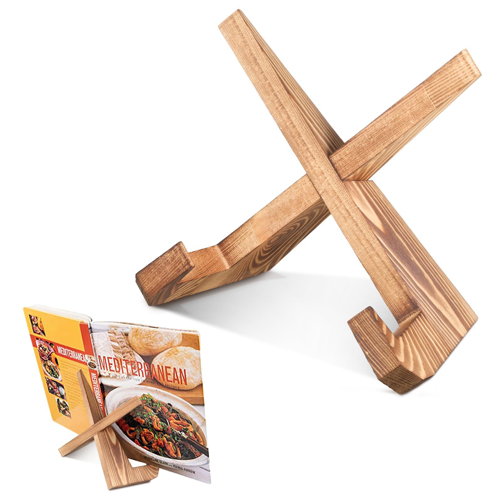 Wooden Cookbook Stand Handmade - Home Cooking Menu review and price